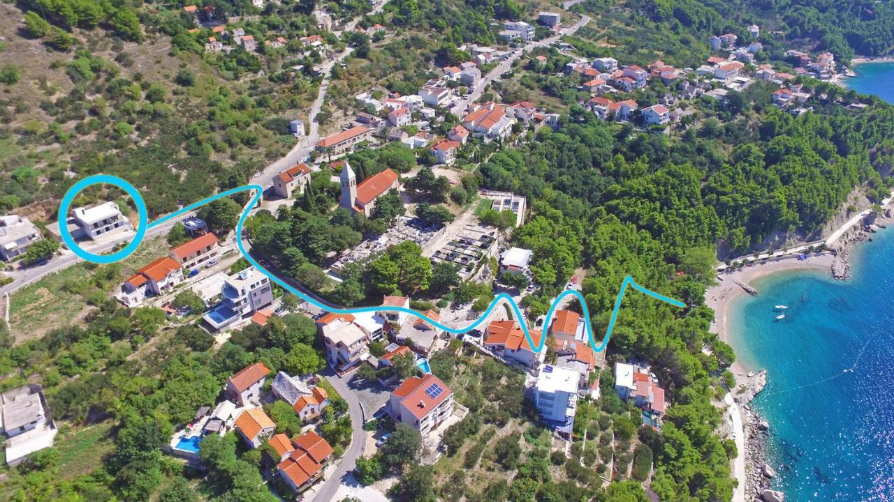 Apartmani Jurica I Ankica Brela Bagian luar foto